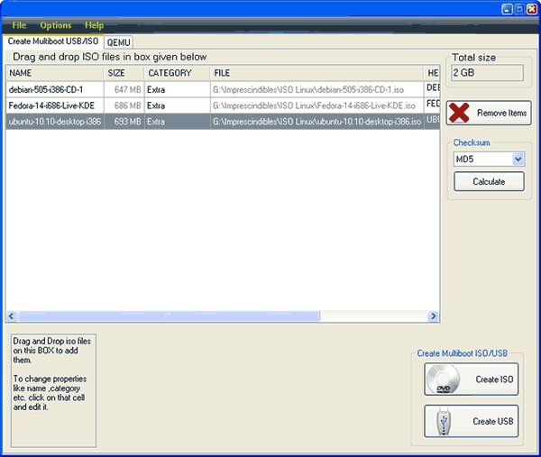 Образы Linux в XBoot